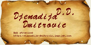 Đenadija Dmitrović vizit kartica